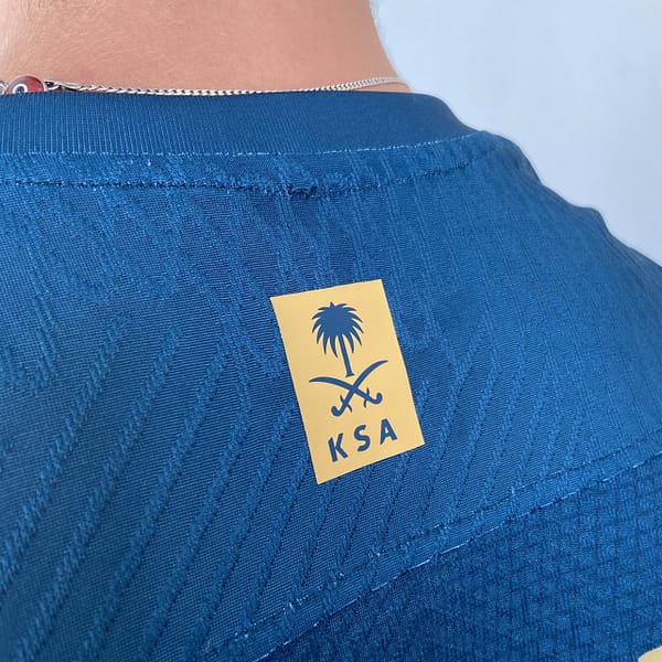 Camisa Al Nassr Away Versão Jogador Cristiano Ronaldo 7 CR7 2024 Nike Verde - Imagem 24