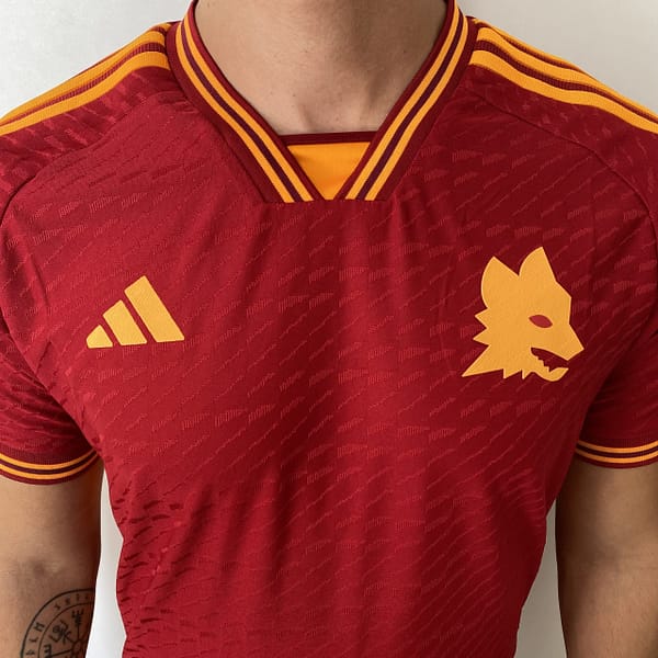 Camisa Roma Home Versão Jogador 2024 Vermelha Adidas - Imagem 9