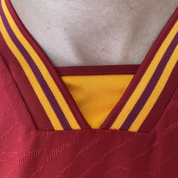Camisa Roma Home Versão Jogador 2024 Vermelha Adidas - Imagem 10