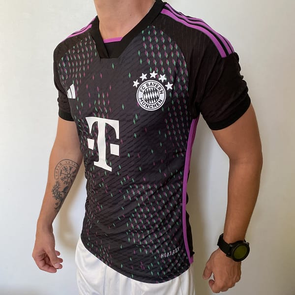 Camisa Bayern Munique Away Jogador 2024 Adidas Preta - Imagem 13