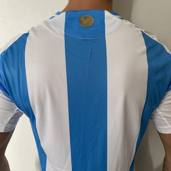 Camisa Seleção Argentina Home Patch Copa do Mundo Catar 2024/25 Adidas - Versão Jogador - Imagem 15