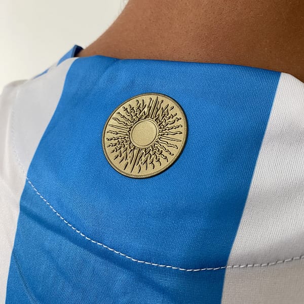 Camisa Seleção Argentina Home Patch Copa do Mundo Catar 2024/25 Adidas - Versão Jogador - Imagem 16