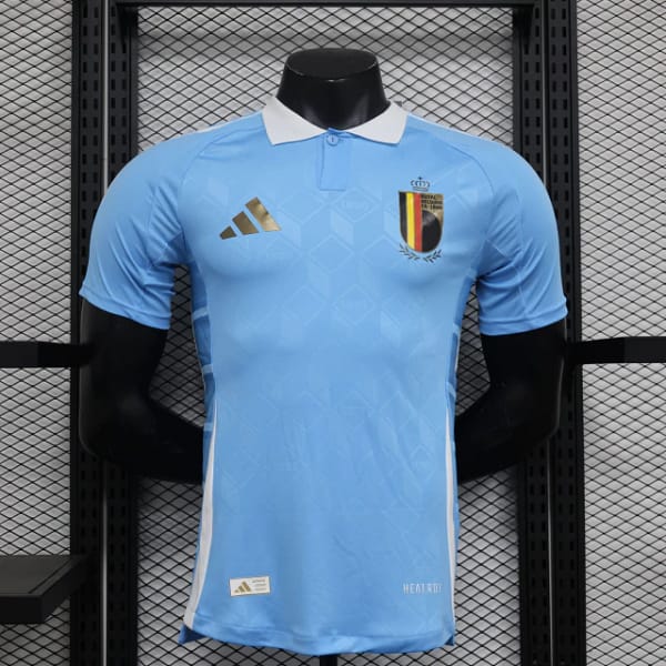 Camisa Seleção Bélgica Away Versão Jogador EuroCopa 2024/25 Adidas Azul - Imagem 19