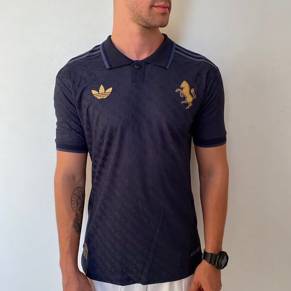 Camisa Juventus Third Versão Jogador 24/2025 Azul Escura Adidas - Imagem 2
