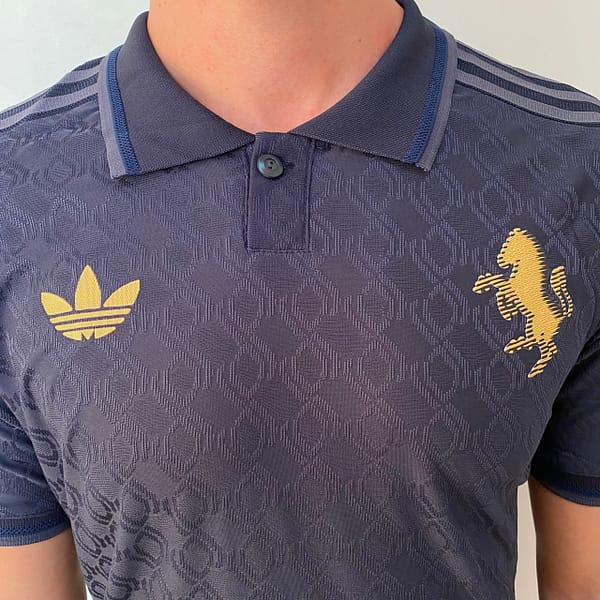 Camisa Juventus Third Versão Jogador 24/2025 Azul Escura Adidas - Imagem 3