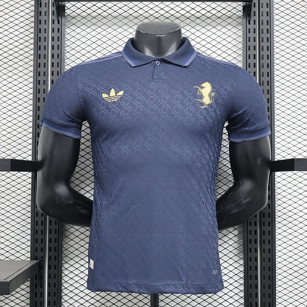 Camisa Juventus Third Versão Jogador 24/2025 Azul Escura Adidas - Imagem 16