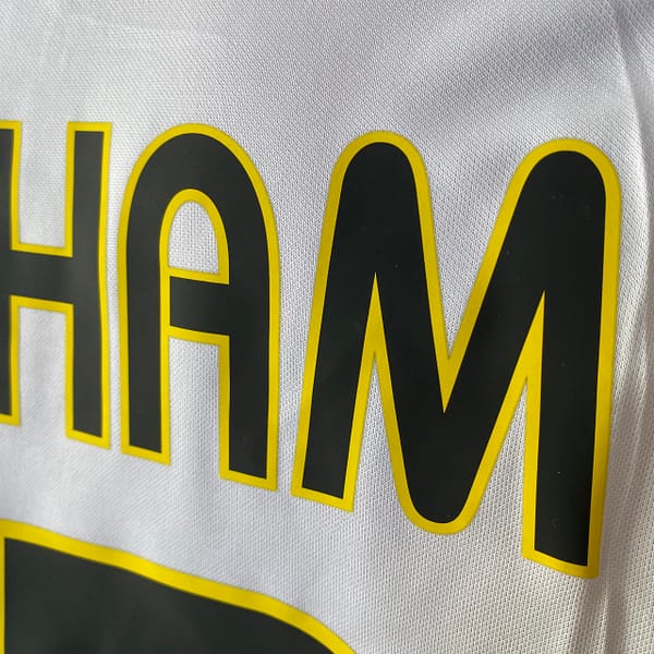 Camisa Retrô Real Madrid Home 2003/2004 - Beckham 23 - Adidas Branca - Imagem 18