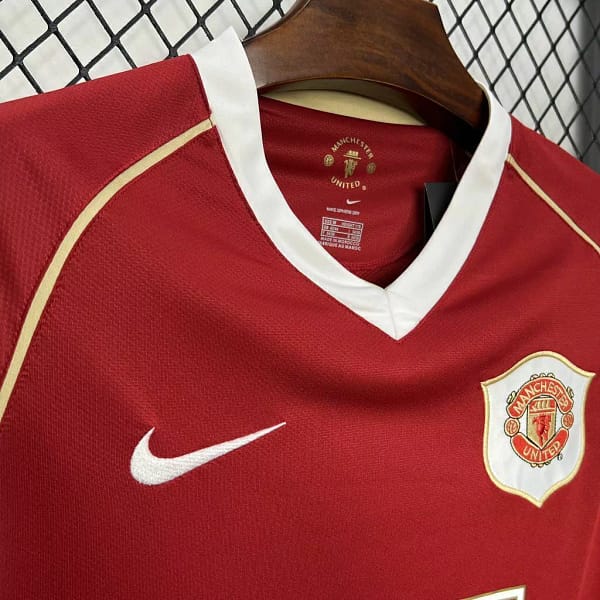 Camisa Rêtro Manchester United Home 2006/2007 Nike Vermelha - Imagem 2