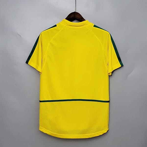 Camisa Retrô Clássica Seleção Brasileira Brasil 2002 - Ronaldo 9 - Nike - Amarela - Imagem 15