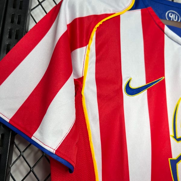 Camisa Retrô Atletico de Madrid Home Especial Spider Torcedor 2004/05 Nike Total 90 - Imagem 2