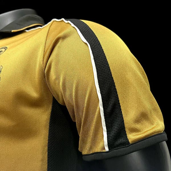 Camisa Retrô Manchester United Away - Dupla-Face - Frente Verso - 2001/2002 - Beckham 7 - Umbro Dourada - Imagem 21