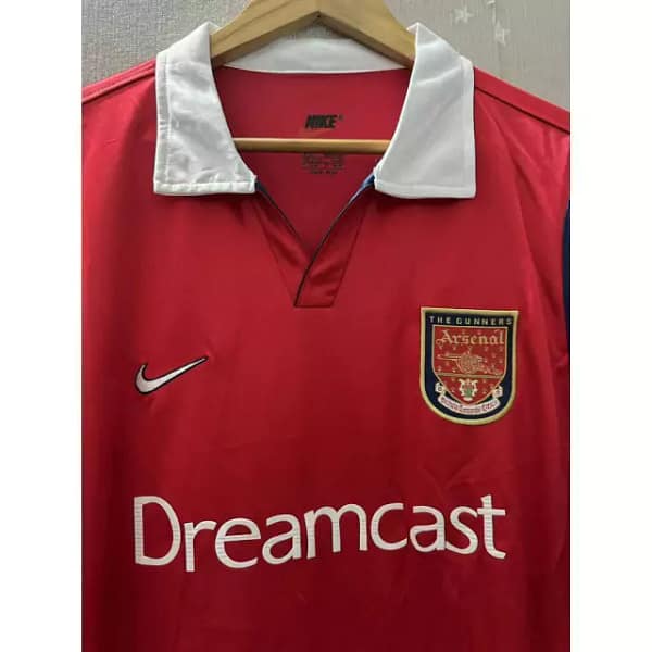Camisa Retrô Arsenal Home 1998/1999 Nike Vermelha - Imagem 2
