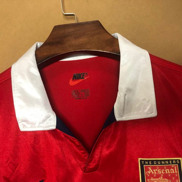 Camisa Retrô Arsenal Home 1998/1999 Nike Vermelha - Imagem 3