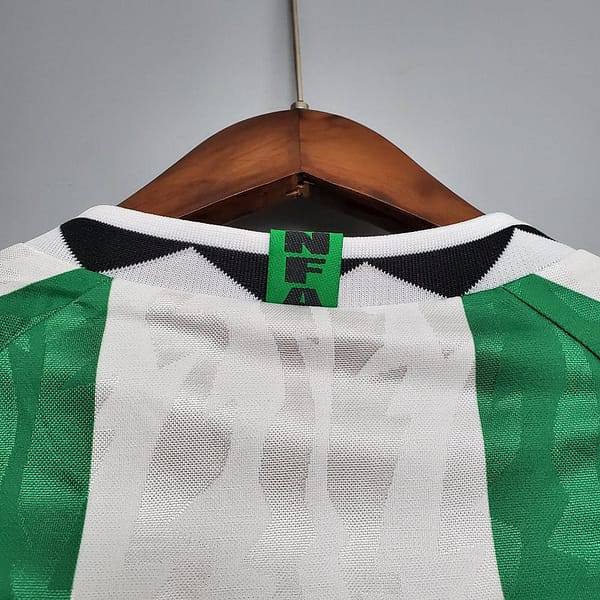Camisa Retrô Clássica Seleção Nigéria Home 1996 Verde Nike - Imagem 6