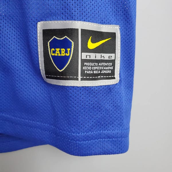Camisa Retrô Boca Juniors Home 2003/2004 Nike - Azul Amarela - Total 90 - Imagem 3