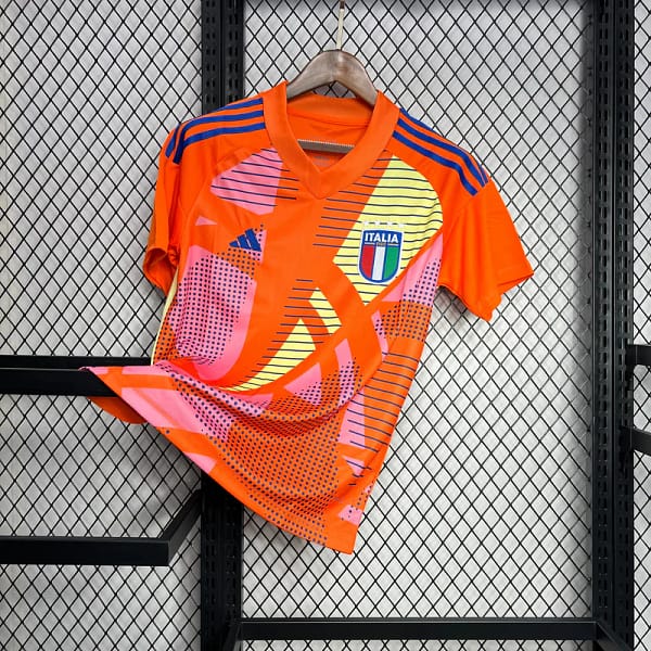 Camisa Seleção Itália Goleiro 2024/25 Adidas Vermelha - Imagem 2