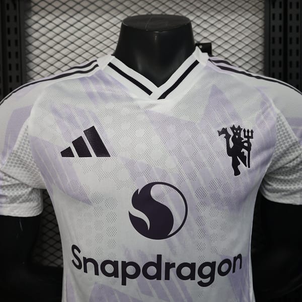 Camisa Manchester United Away Versão Jogador 25/2026 Adidas Branca - Imagem 2