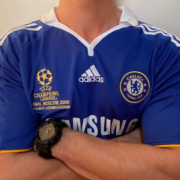 Camisa Retrô Chelsea Home Didier Drogba 11 - Final Champions League - 2007/08 Azul Adidas - Imagem 5