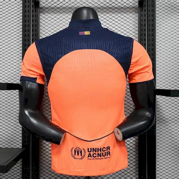 Camisa Barcelona Third Versão Jogador 2025/2026 - Nike - Edição Total 90 - Laranja - Imagem 5