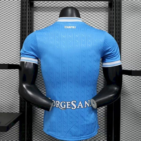 Camisa Napoli Home Versão Jogador 25/2026 Azul EA7 Armani - Imagem 6