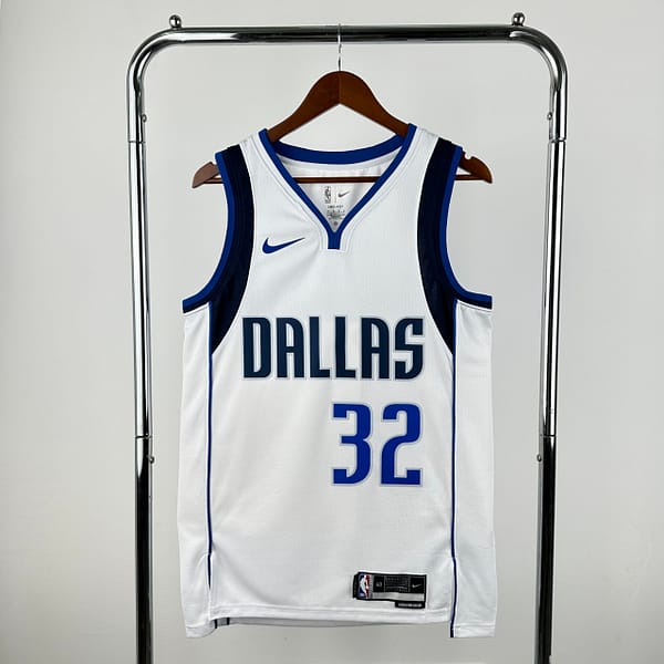 Camiseta Regata NBA Dallas Mavericks 32 Flagg Association Edition Branca 2025 Nike - Imagem 9