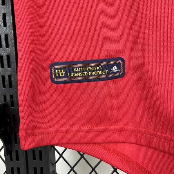 Camisa Retrô Clássica Seleção Espanha Home 1998 Vermelha Adidas - Imagem 2