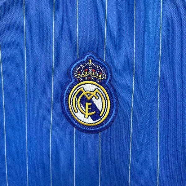 Camisa Real Madrid Terrace Icons Unissex 2025 Azul Adidas - Imagem 9