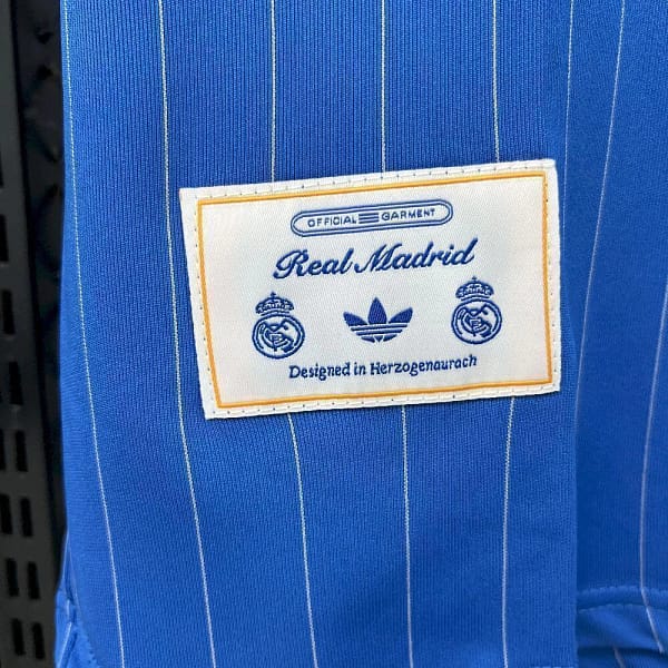 Camisa Real Madrid Terrace Icons Unissex 2025 Azul Adidas - Imagem 11