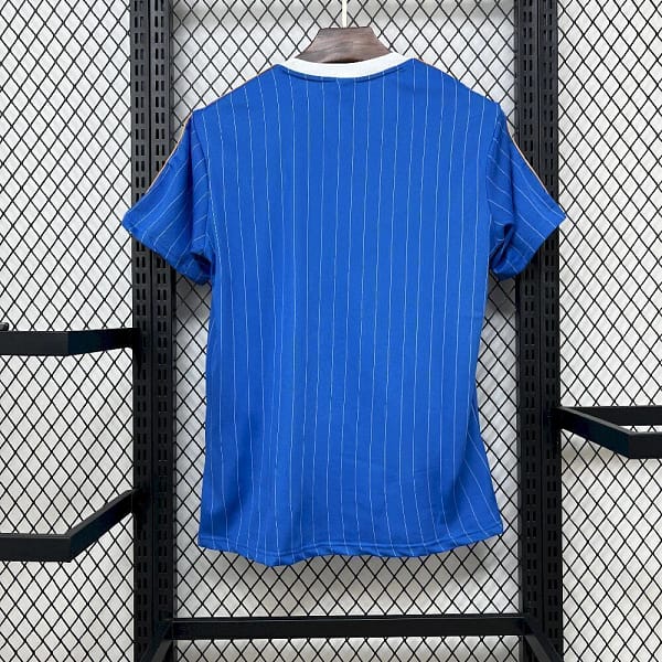 Camisa Real Madrid Terrace Icons Unissex 2025 Azul Adidas - Imagem 12