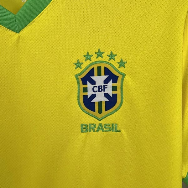 Camisa Brasil Seleção Brasileira Concept Home Versão Torcedor Masculina Amarela 25/2026 Jordan - Imagem 4
