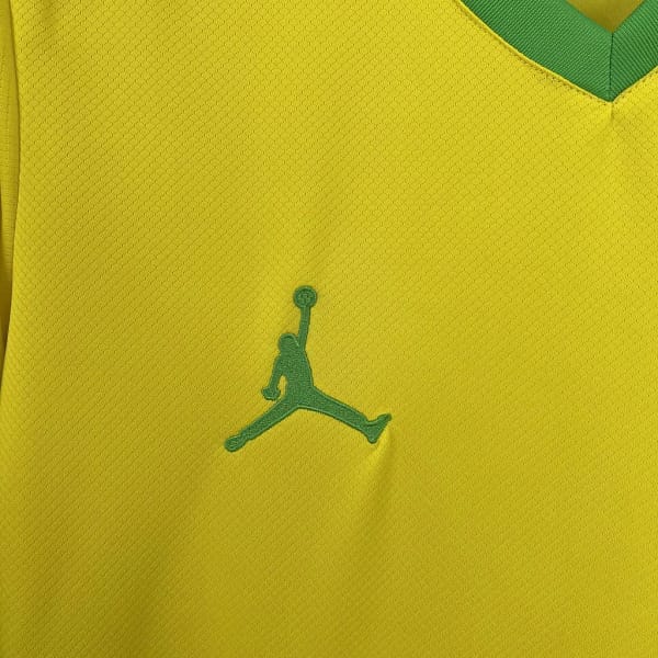 Camisa Brasil Seleção Brasileira Concept Home Versão Torcedor Masculina Amarela 25/2026 Jordan - Imagem 3