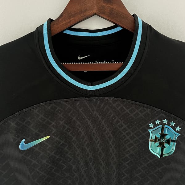Camisa Seleção Brasil Concept Edition Versão Torcedor Refletiva Feminina 2022 Preto Nike - Imagem 3