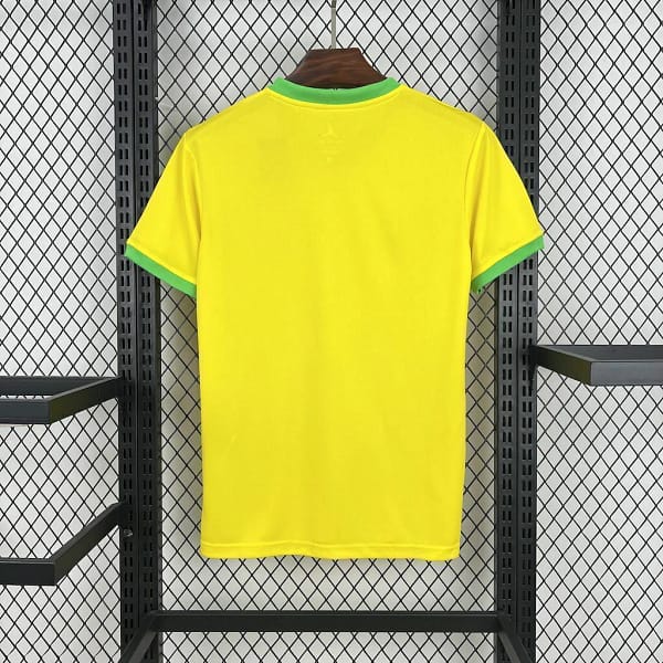Camisa Brasil Seleção Brasileira Concept Home Versão Torcedor Masculina Amarela 25/2026 Jordan - Imagem 5