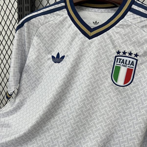Camisa Seleção Itália Away Versão Torcedor Copa Do Mundo 2026 Branca Adidas - Imagem 2