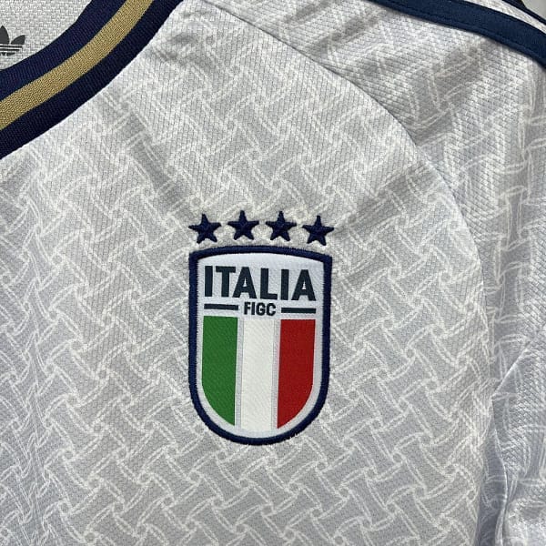 Camisa Seleção Itália Away Versão Torcedor Copa Do Mundo 2026 Branca Adidas - Imagem 8