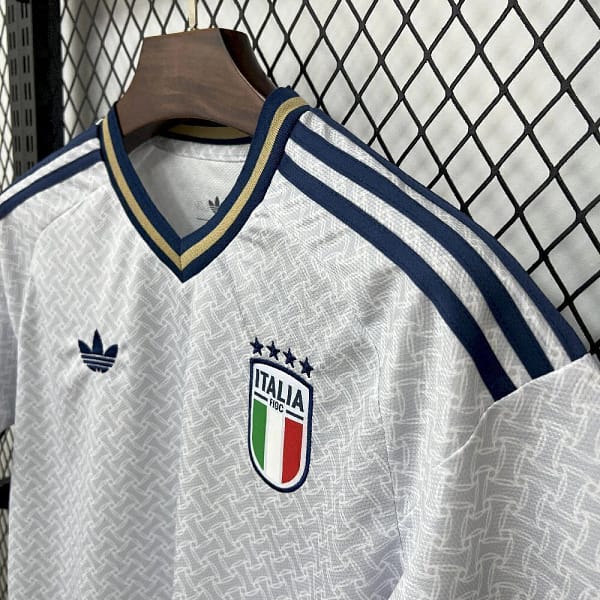 Camisa Seleção Itália Away Versão Torcedor Copa Do Mundo 2026 Branca Adidas - Imagem 5