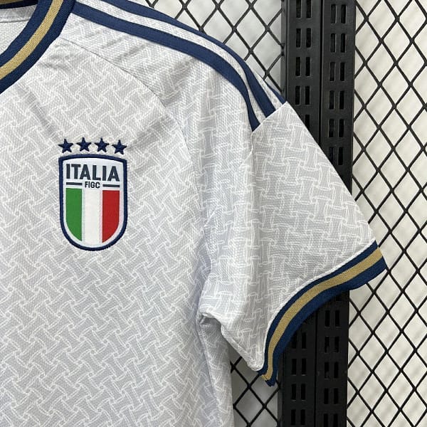 Camisa Seleção Itália Away Versão Torcedor Copa Do Mundo 2026 Branca Adidas - Imagem 7