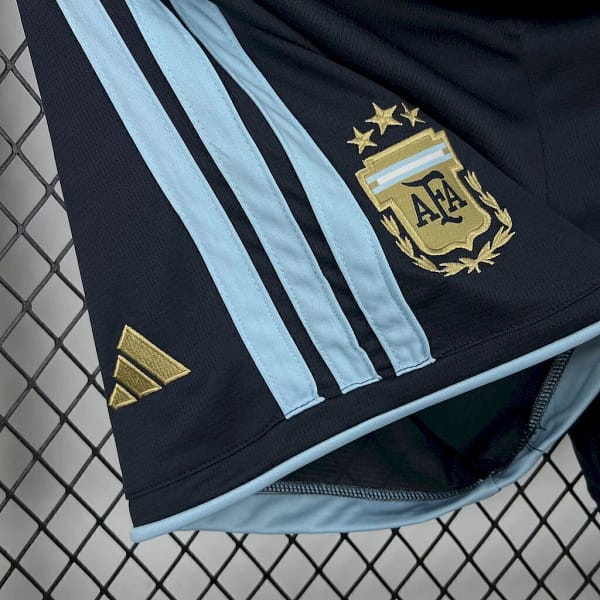 Calção Seleção Argentina Azul Petrólio Copa do Mundo 2026 Adidas - Imagem 3