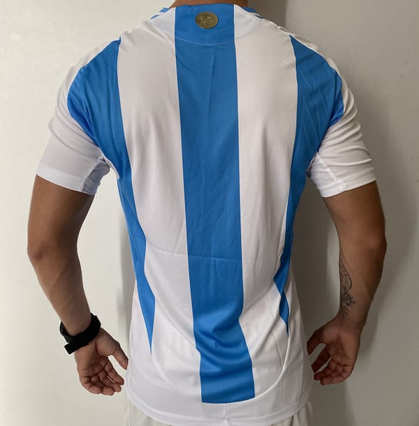 Camisa Seleção Argentina Home Patch Copa do Mundo Catar 2024/25 Adidas - Versão Jogador - Imagem 14