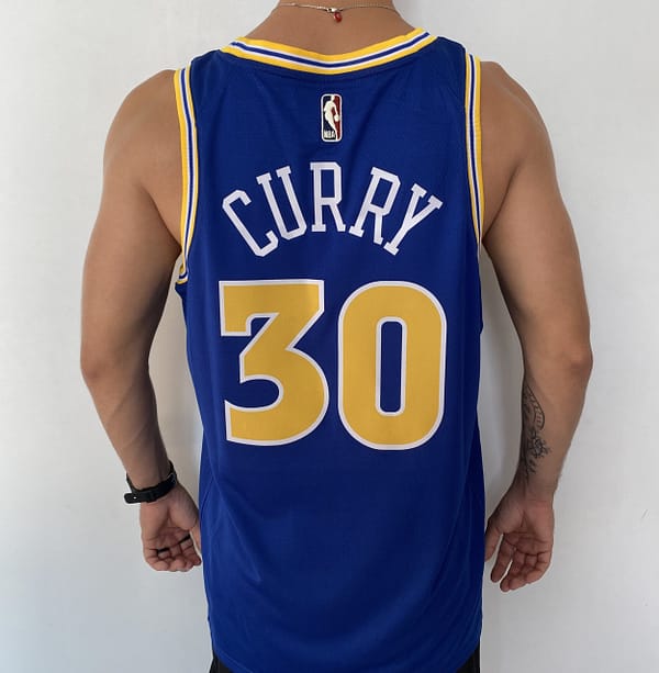 Camiseta Regata NBA Swingman Golden States Warriors Curry 30 Classic Edition Azul 2023 Nike - Imagem 10