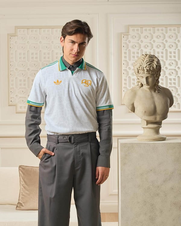 Camisa Roma Third Versão Jogador 25/2026 Branca Adidas - Imagem 6