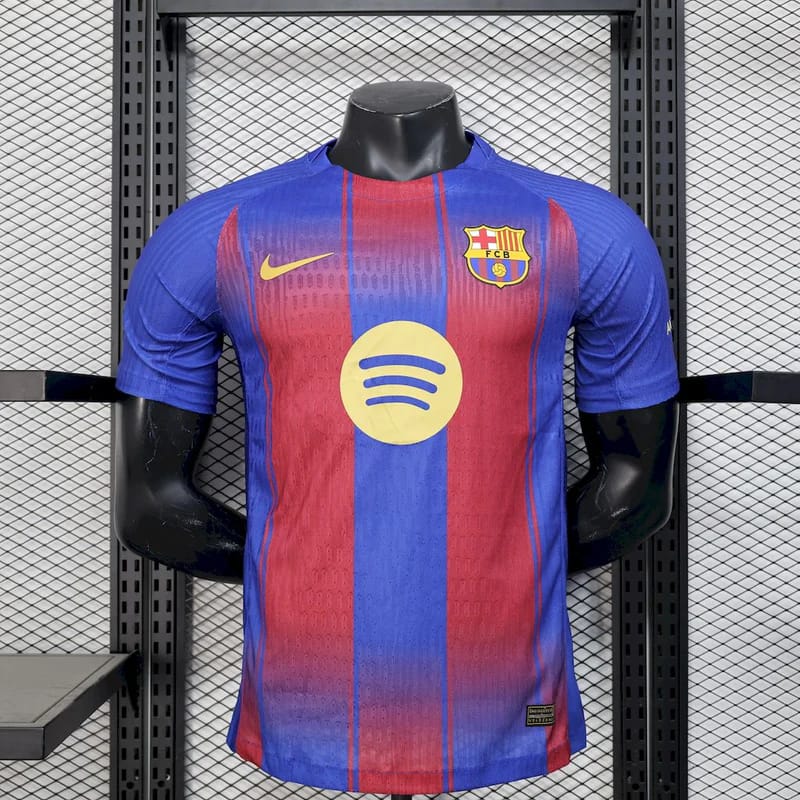 Camisa Barcelona Home Versão Jogador 2025/2026 - Nike - Azul Grená - Imagem 1
