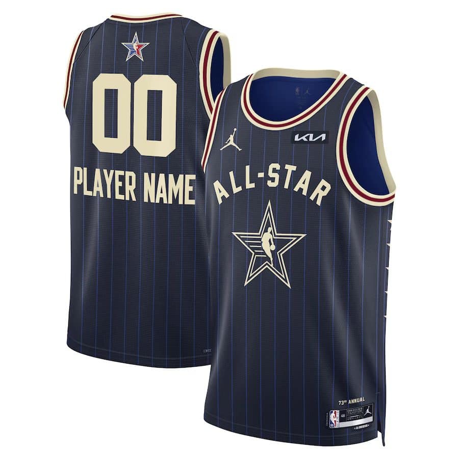 Camiseta Regata Basquete NBA All-Star Game Time Leste Personalize (Nome e Número) Statement Edition Jordan Azul 2024 - Imagem 1
